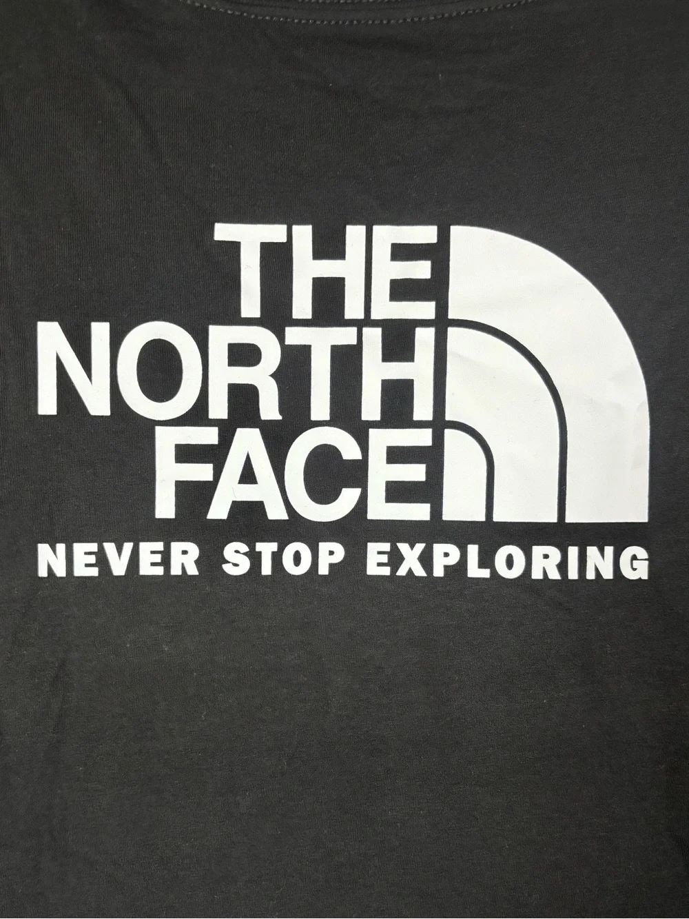 NWT The North Face Womens Throwback Short Sleeve Tee Black/White Logo Size XL - Picture 4 of 8